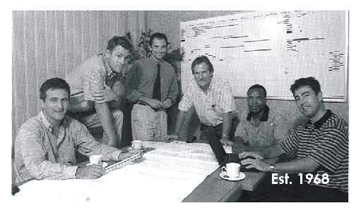 Alclad Shopfitting Photo of Management Team in 1997